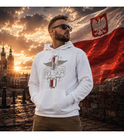 Bluza z kapturem  UKOCHANA OJCZYZNA